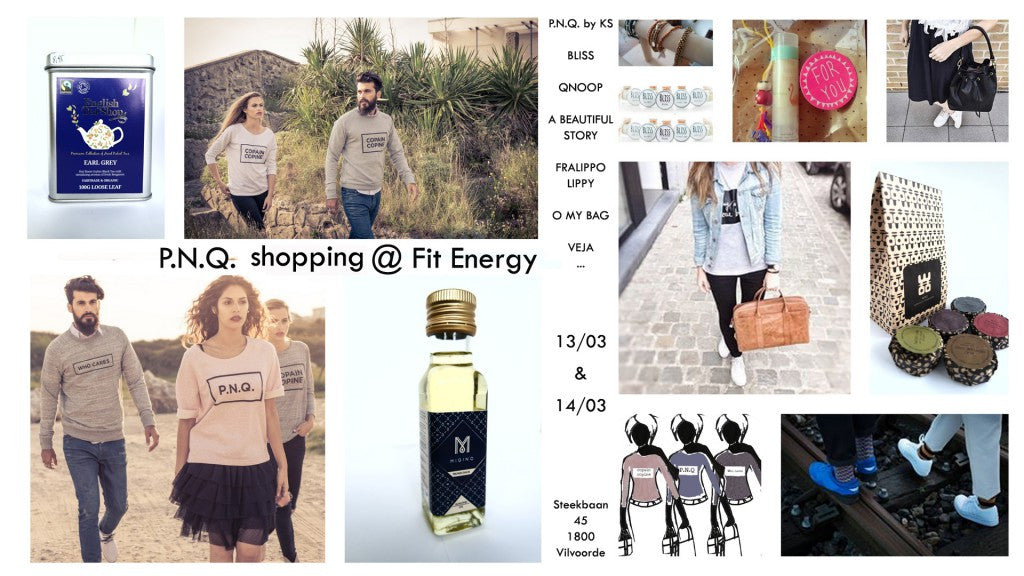 2 day PNQ pop-up store @ Fitenergy in Vilvoorde